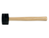 Picture of Black rubber mallets, wooden handle