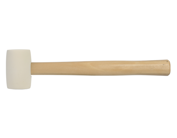 Imagen de White rubber mallets, wooden handle