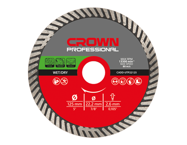 Картина на Диамантени отрезни дискове - universal turbo + protective teeth